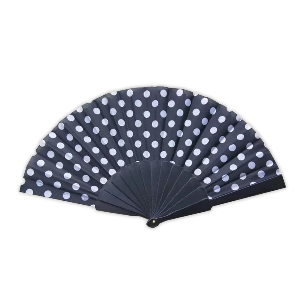 Black & White Polka Dot Fan