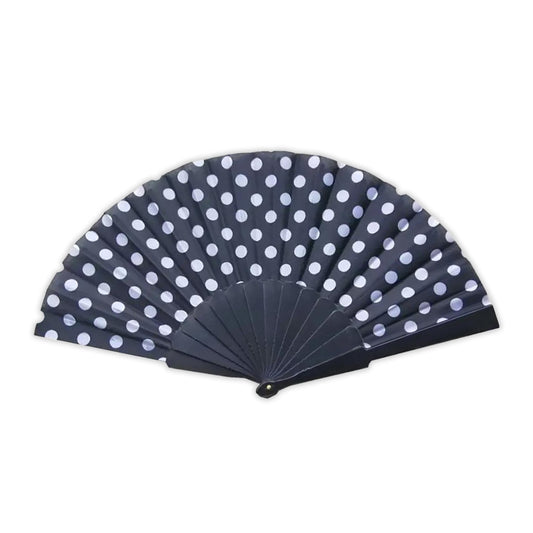 Black & White Polka Dot Fan