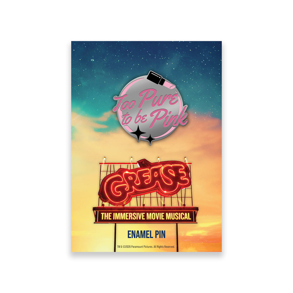 Too Pure to Be Pink Enamel Pin