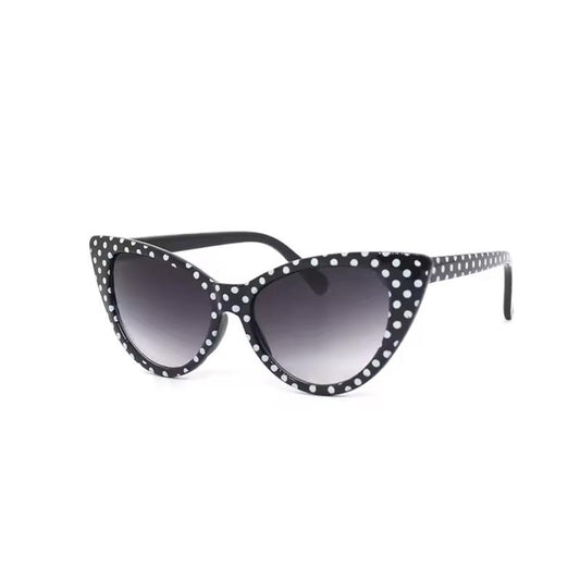 Black and White Cat Eye Sunglasses