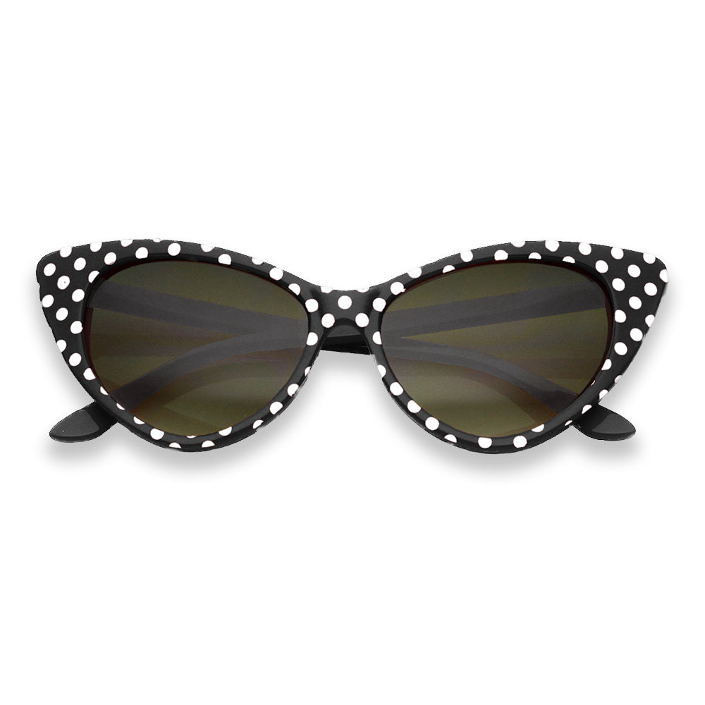 Unbranded Black/White Polka Dot Sunglasses