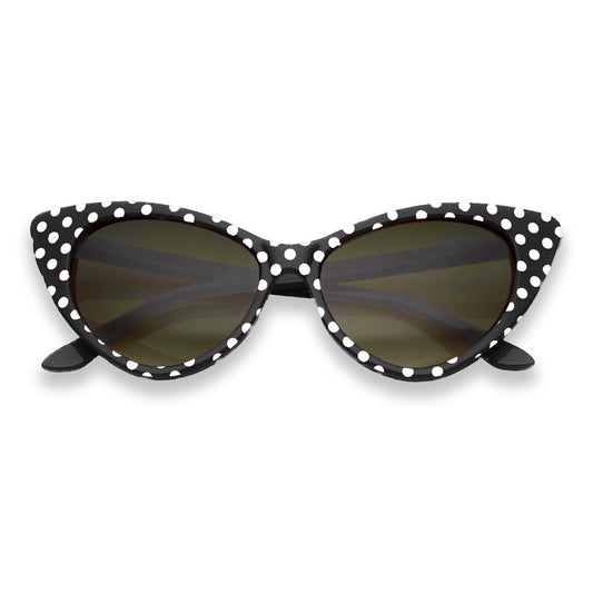 Unbranded Black/White Polka Dot Sunglasses