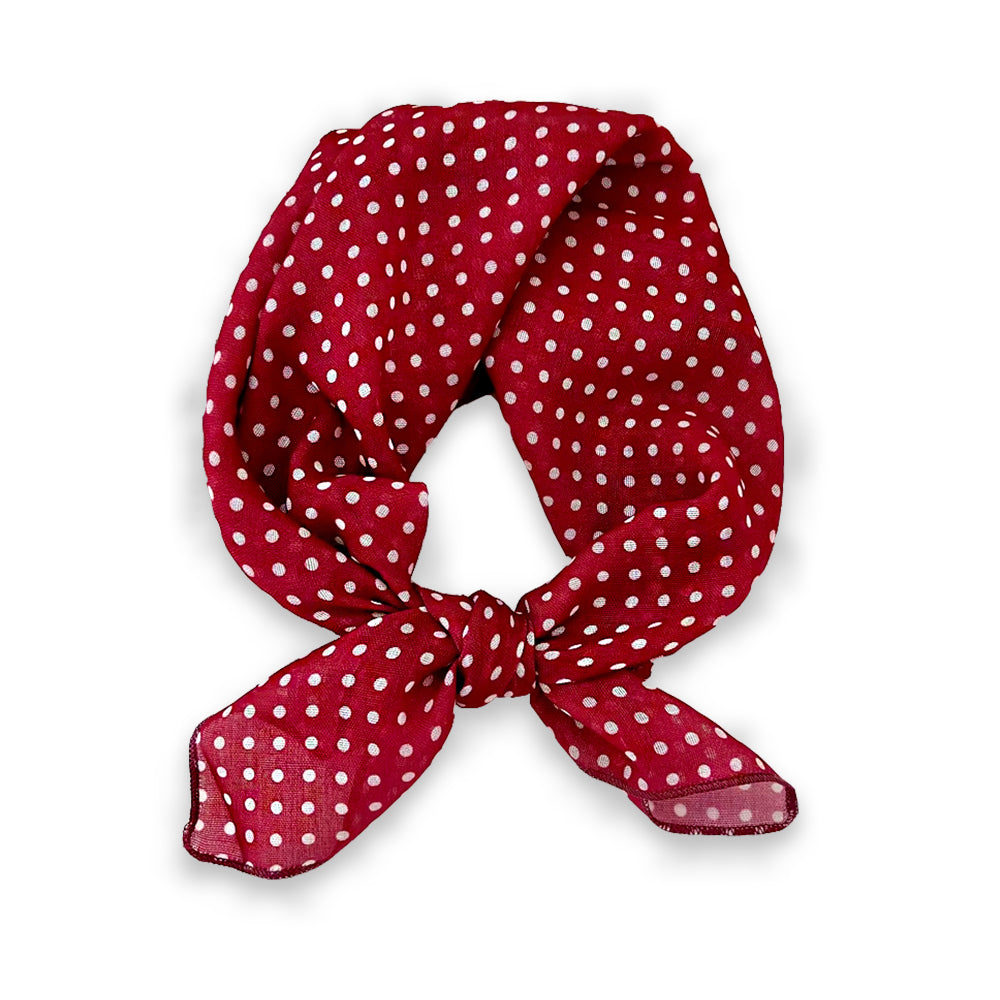 Red and White Neck Scarf