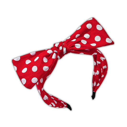 Red/White Polka Dot Headband